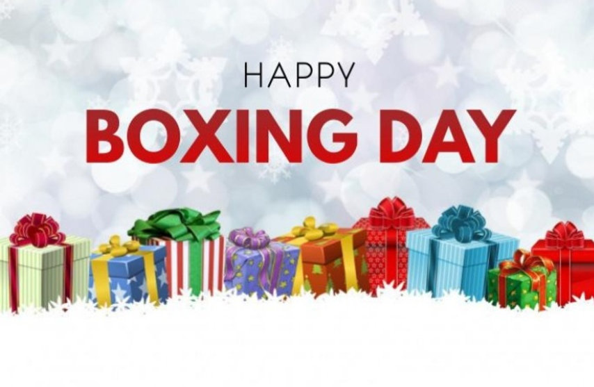 We're Closed on Boxing Day.