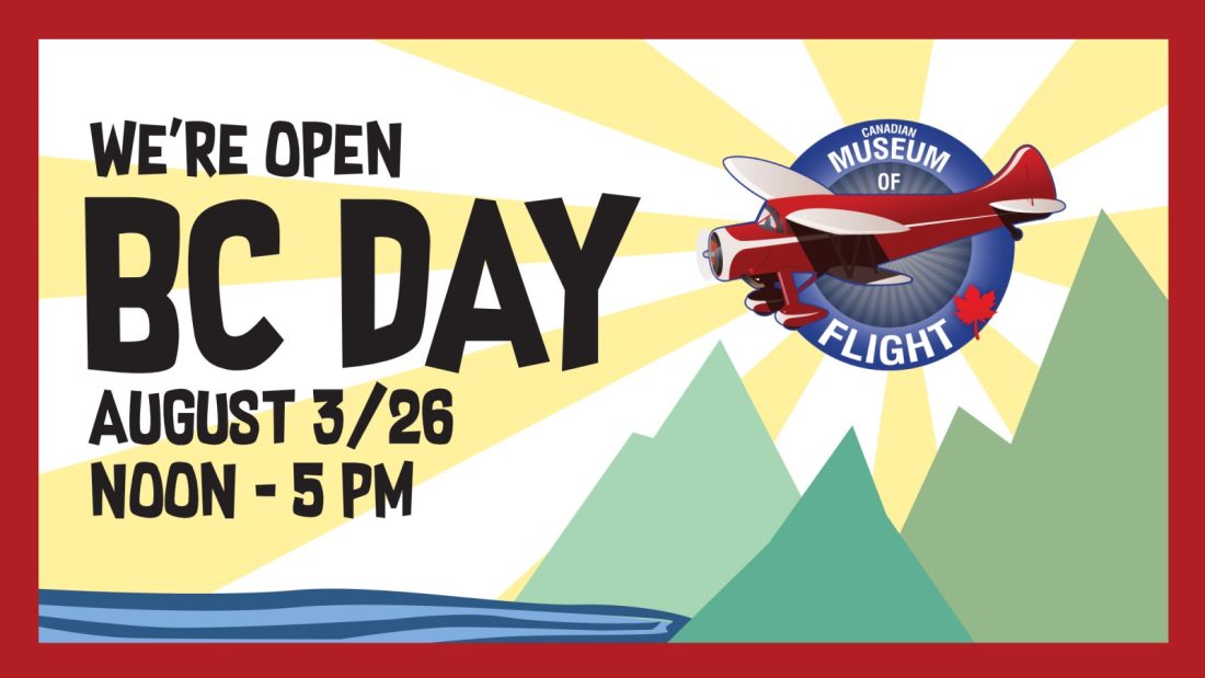 We’re Open BC Day August 3/26 noon – 5pm